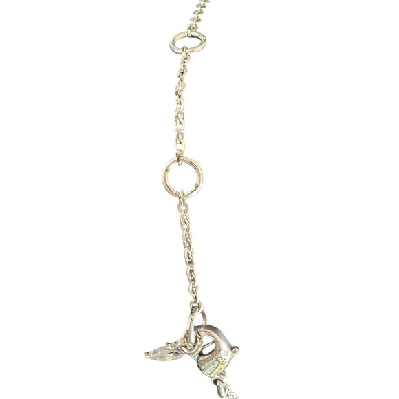 Dior Silver Script Necklace - Picture 9 of 12